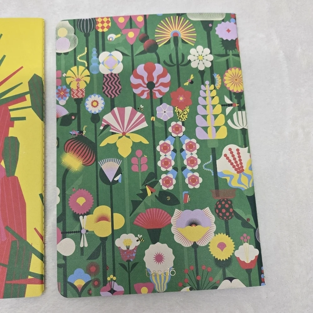 Set of 3 Notebooks Lined Pages 'Make Time to Make Magic' Cactus Floral New Gifts